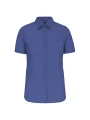 KARIBAN Chemise popeline manches courtes femme /api/colors/f3249b12-7706-4750-a566-5c92fd89a6dc personnalisable