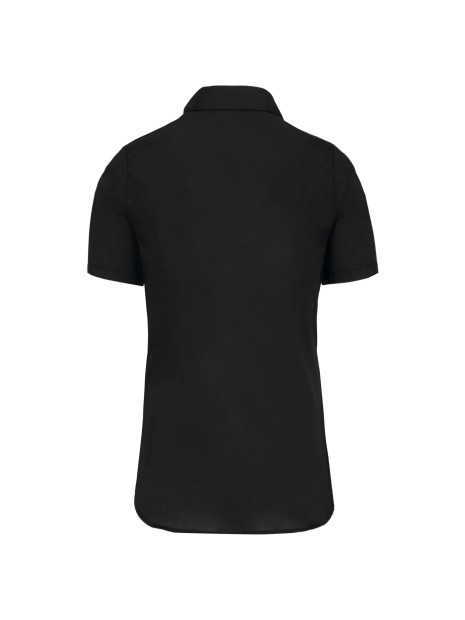 KARIBAN Chemise popeline manches courtes femme /api/colors/b9fdad4a-5e94-45cb-8c03-c08b349b28c3 personnalisable