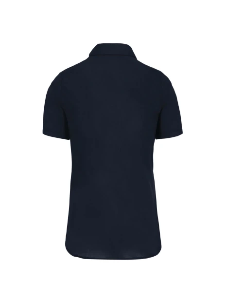 KARIBAN Chemise popeline manches courtes femme /api/colors/b68891a9-1d28-4f7a-8deb-775c45027afd personnalisable