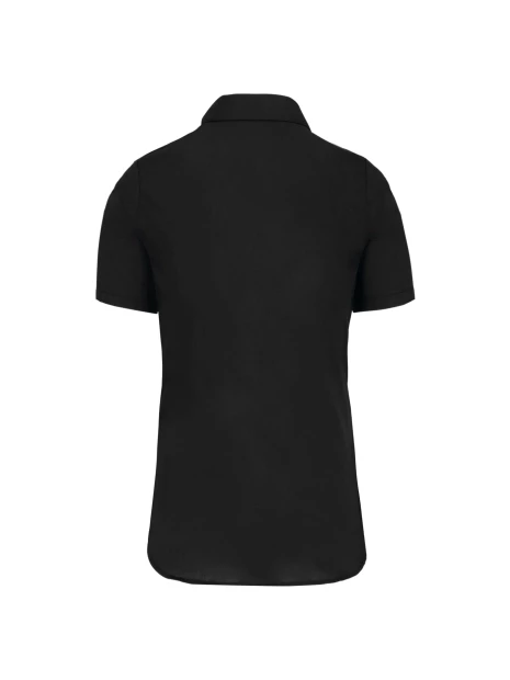 KARIBAN Chemise popeline manches courtes femme /api/colors/b9fdad4a-5e94-45cb-8c03-c08b349b28c3 personnalisable