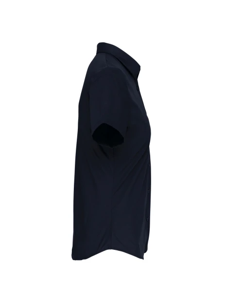 KARIBAN Chemise popeline manches courtes femme /api/colors/b68891a9-1d28-4f7a-8deb-775c45027afd personnalisable