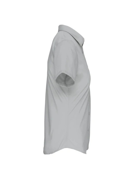 KARIBAN Chemise popeline manches courtes femme /api/colors/b8c3da1f-f409-43cb-b759-5e63471e125b personnalisable