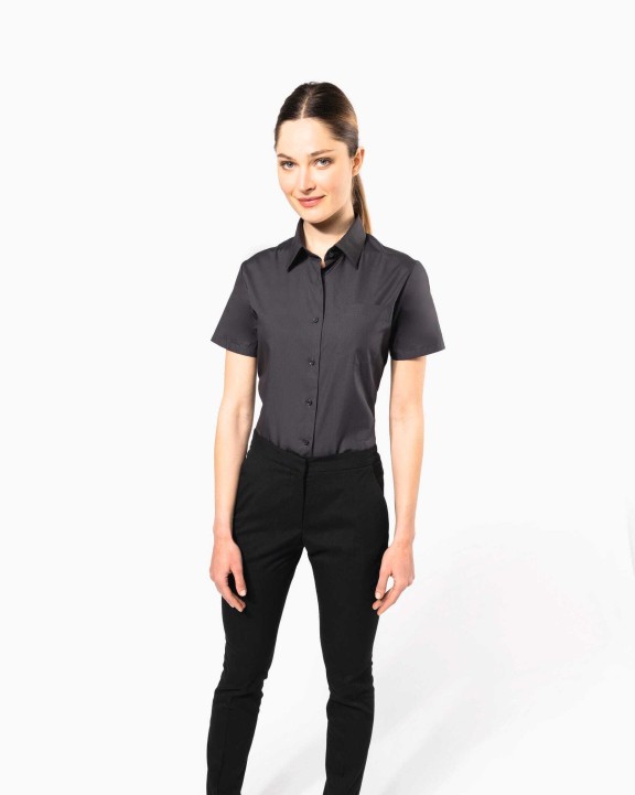 Chemises personnalisable KARIBAN Chemise popeline manches courtes femme