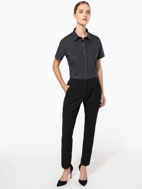 Chemises à personnaliser KARIBAN Chemise popeline manches courtes femme 