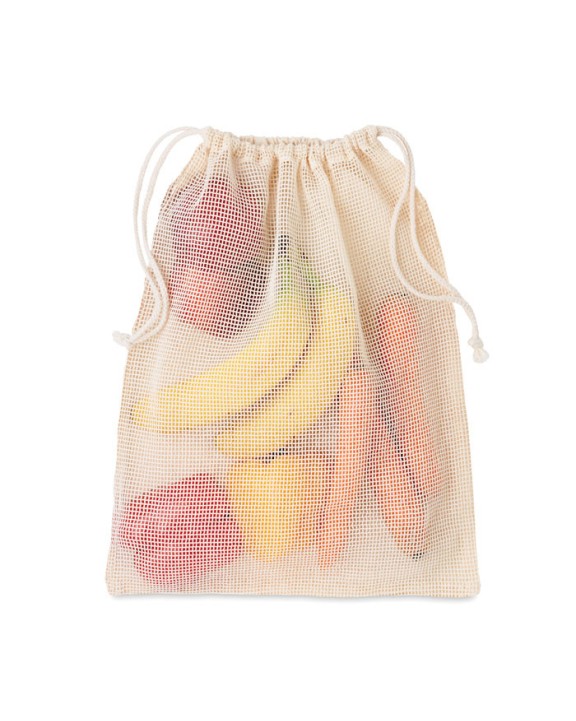4DO Netzbeutel Baumwolle Taschen personalisierbar