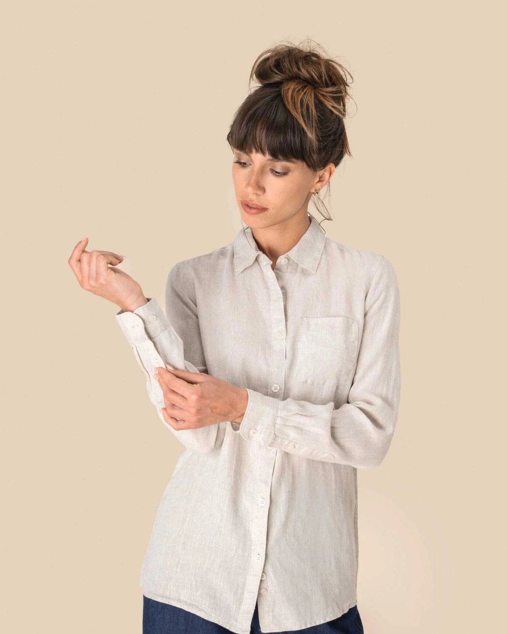 Chemises personnalisable SPASSO Chemise en lin femme