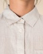 Hemden SPASSO Linnen damesblouse voor bedrukking &amp; borduring