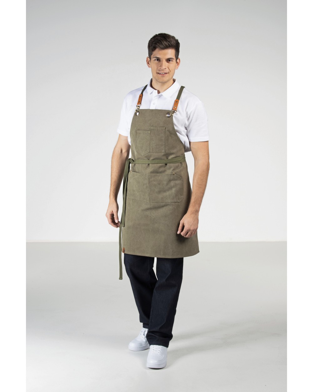 Schorten EXNER Unisex Bib Apron voor bedrukking &amp; borduring
