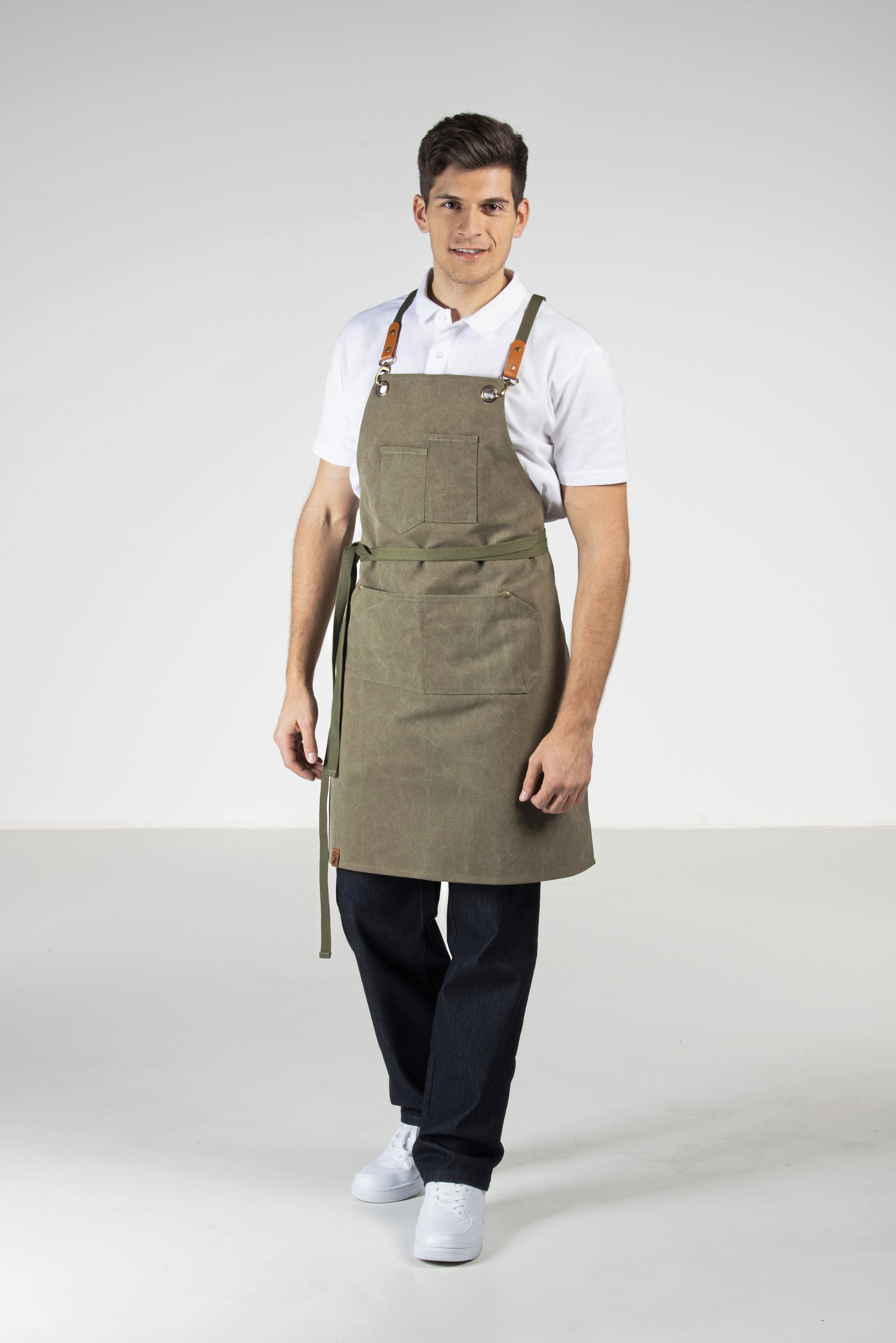 Schorten EXNER Unisex Bib Apron voor bedrukking &amp; borduring