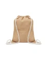 4DO Jute Beutel mit Kordelzug Taschen personalisierbar