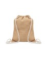 4DO Jute Beutel mit Kordelzug Taschen personalisierbar