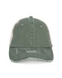 NATIVE SPIRIT Umweltfreundliche Unisex Trucker-Cap im zerrissenen Look Kappen personalisierbar