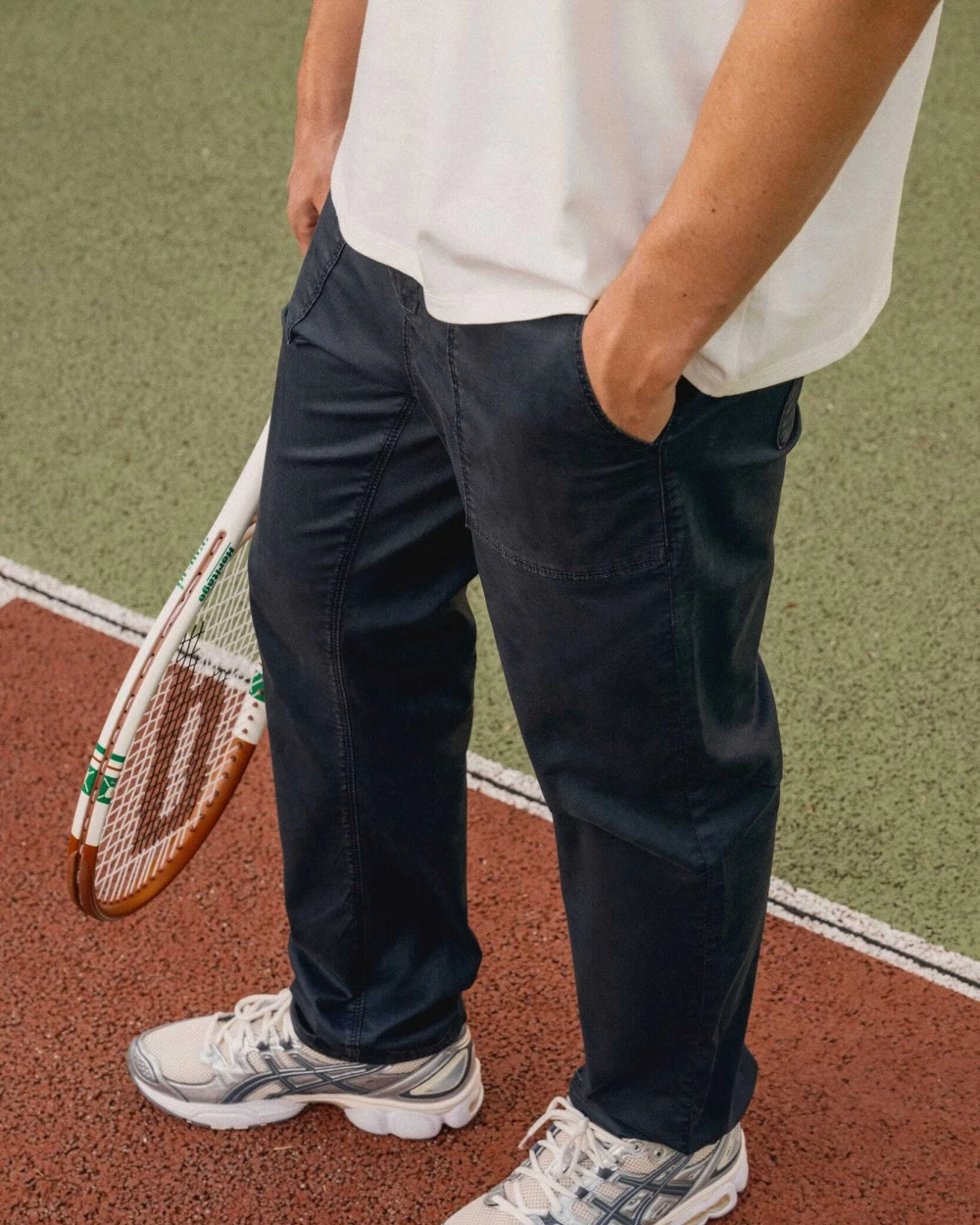 Broeken NATIVE SPIRIT Heren utility broek met verwassen look van ecologisch materiaal voor bedrukking &amp; borduring
