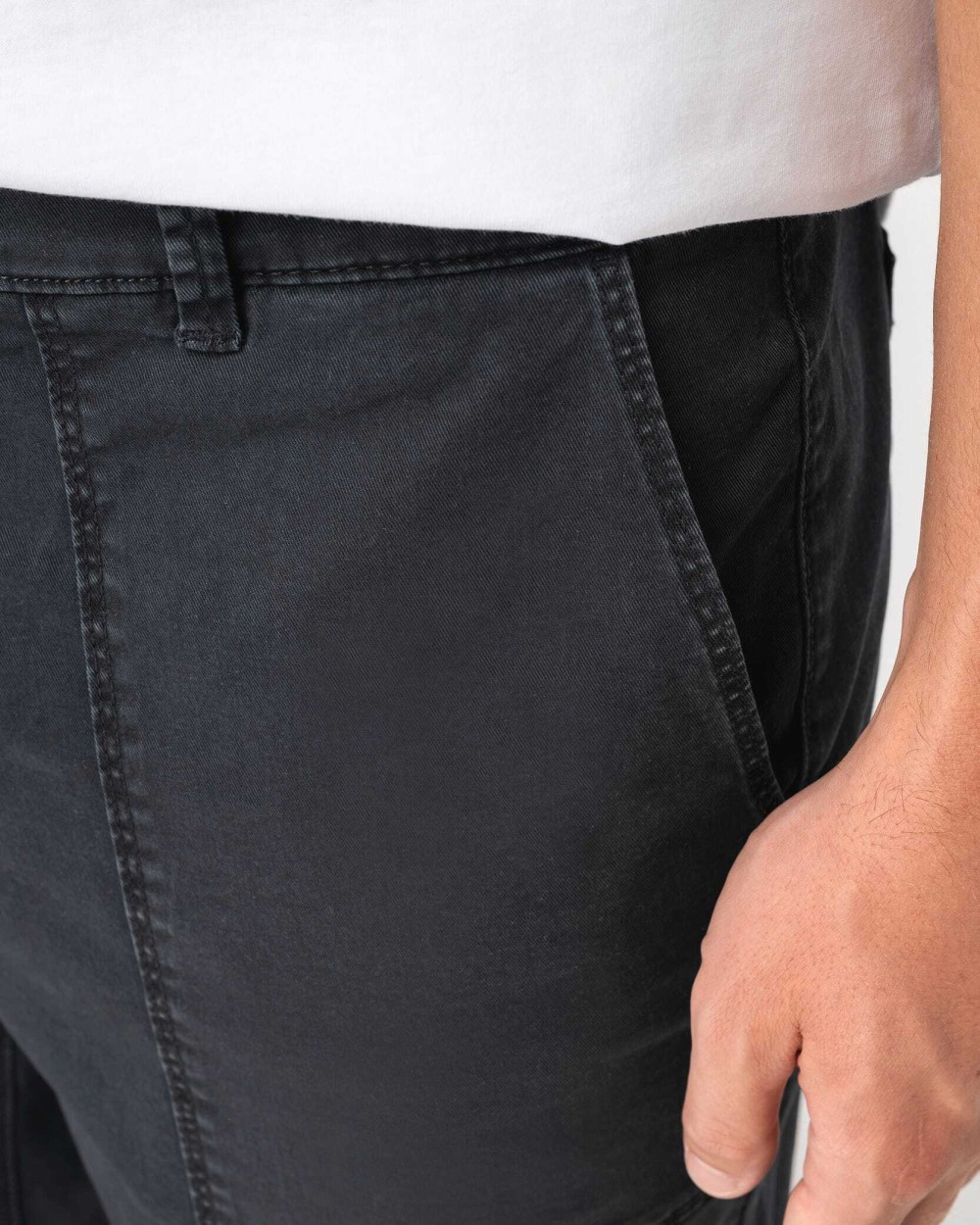 Pantalons personnalisable NATIVE SPIRIT Pantalon utility écoresponsable délavé homme