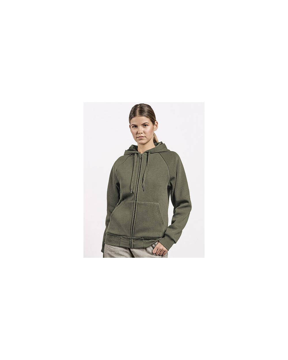 Sweaters & hoodies PROMODORO Women´s Heavy Hoody Jacket voor bedrukking &amp; borduring