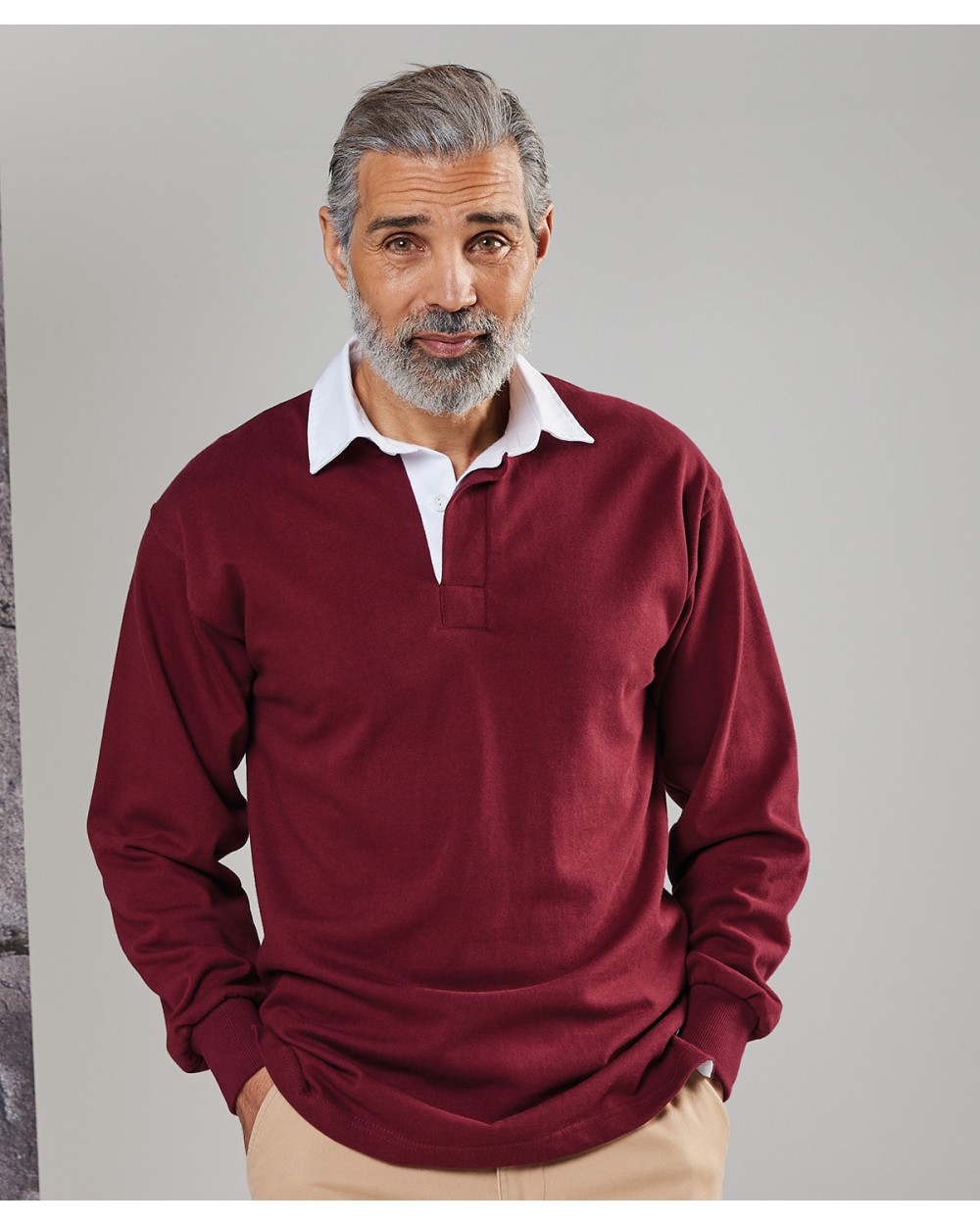 Polos personnalisable FRONT ROW Polo de rugby original à manches longues