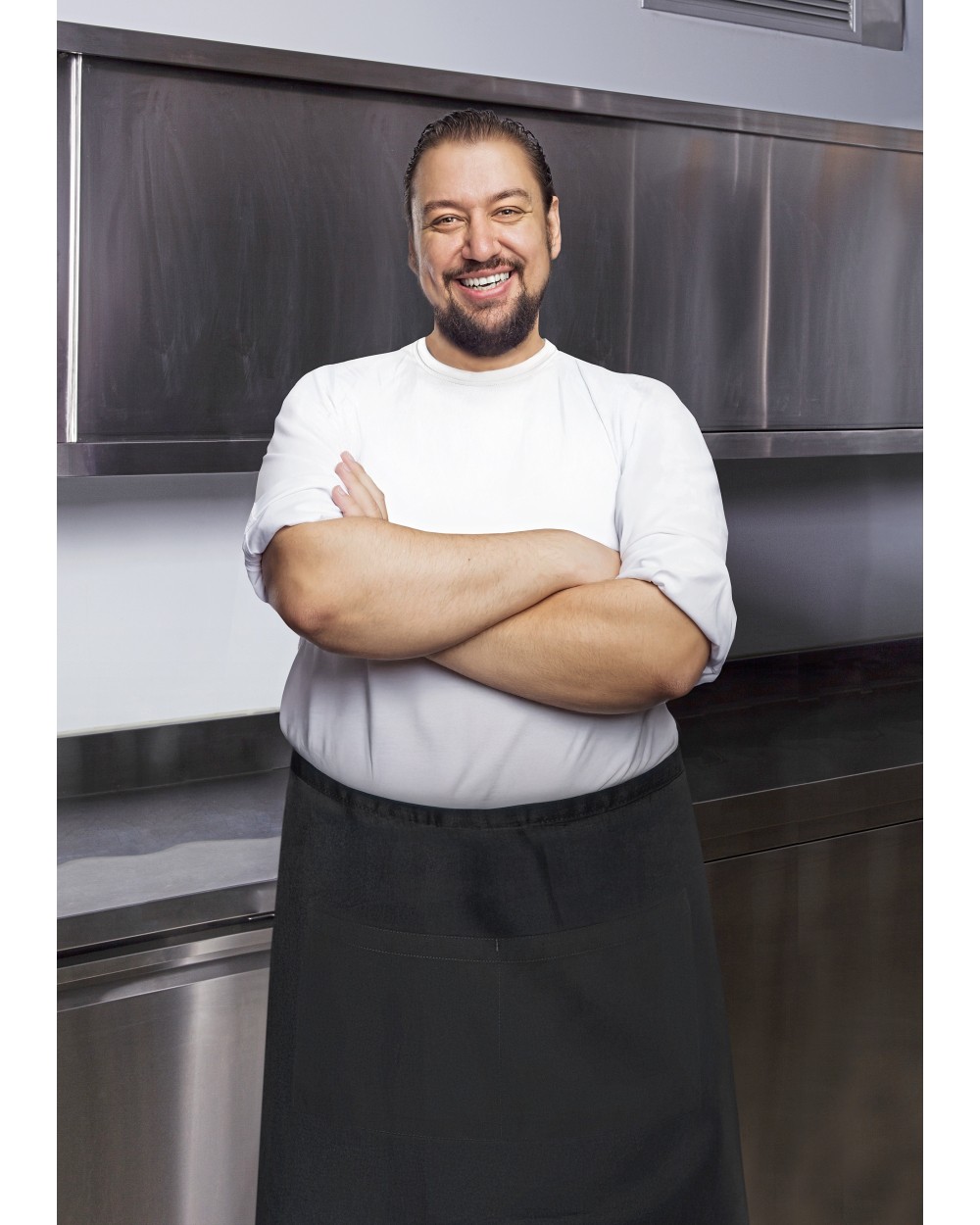 KARLOWSKY XXL-Bistro Apron Basic with Pocket Schürzen personalisierbar