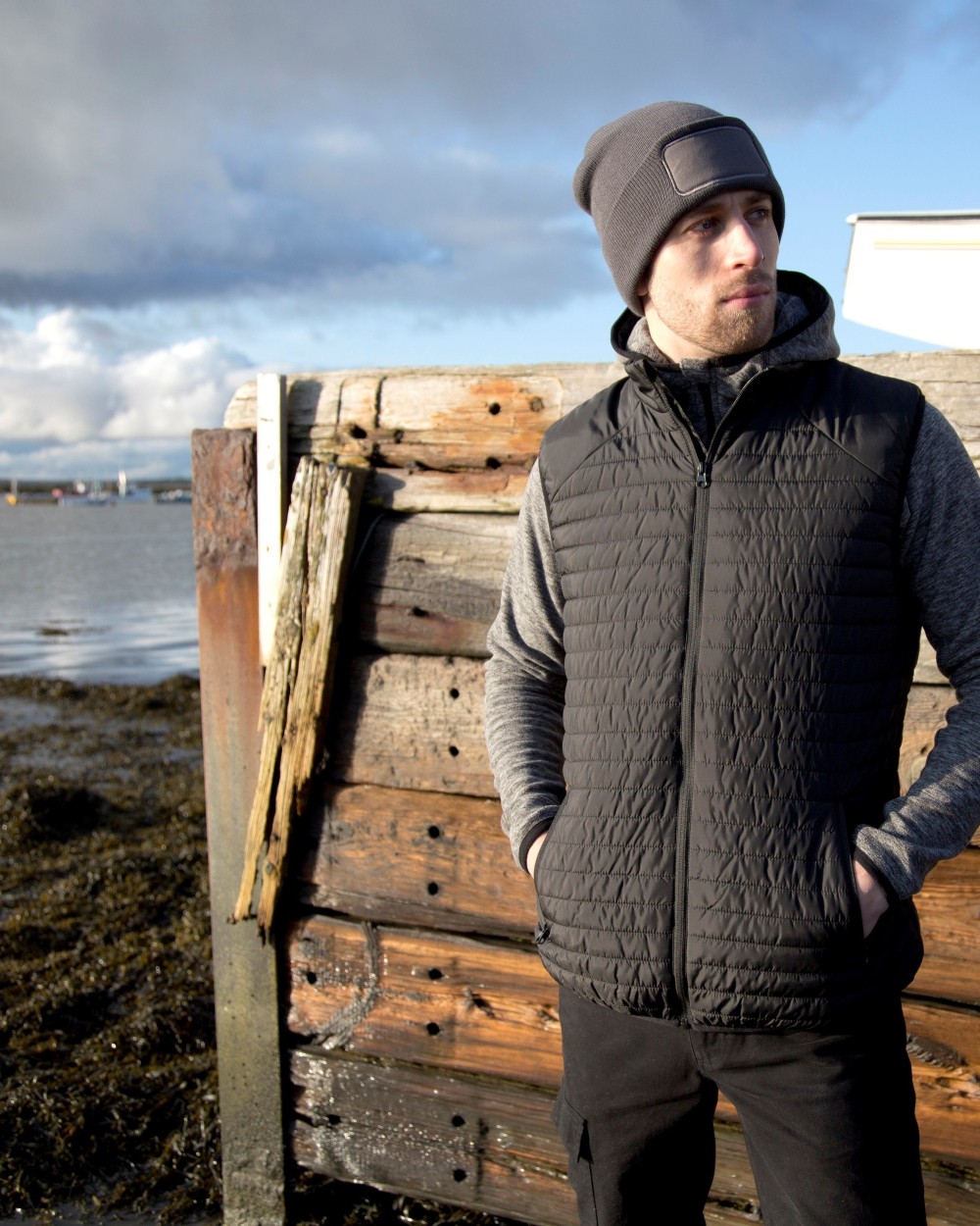 Vestes personnalisable RESULT Bodywarmer THERMOQUILT recyclé