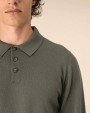 SPASSO Umweltfreundliches Polohemd mit langen Ärmeln für Herren Poloshirts personalisierbar