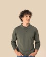 SPASSO Umweltfreundliches Polohemd mit langen Ärmeln für Herren Poloshirts personalisierbar
