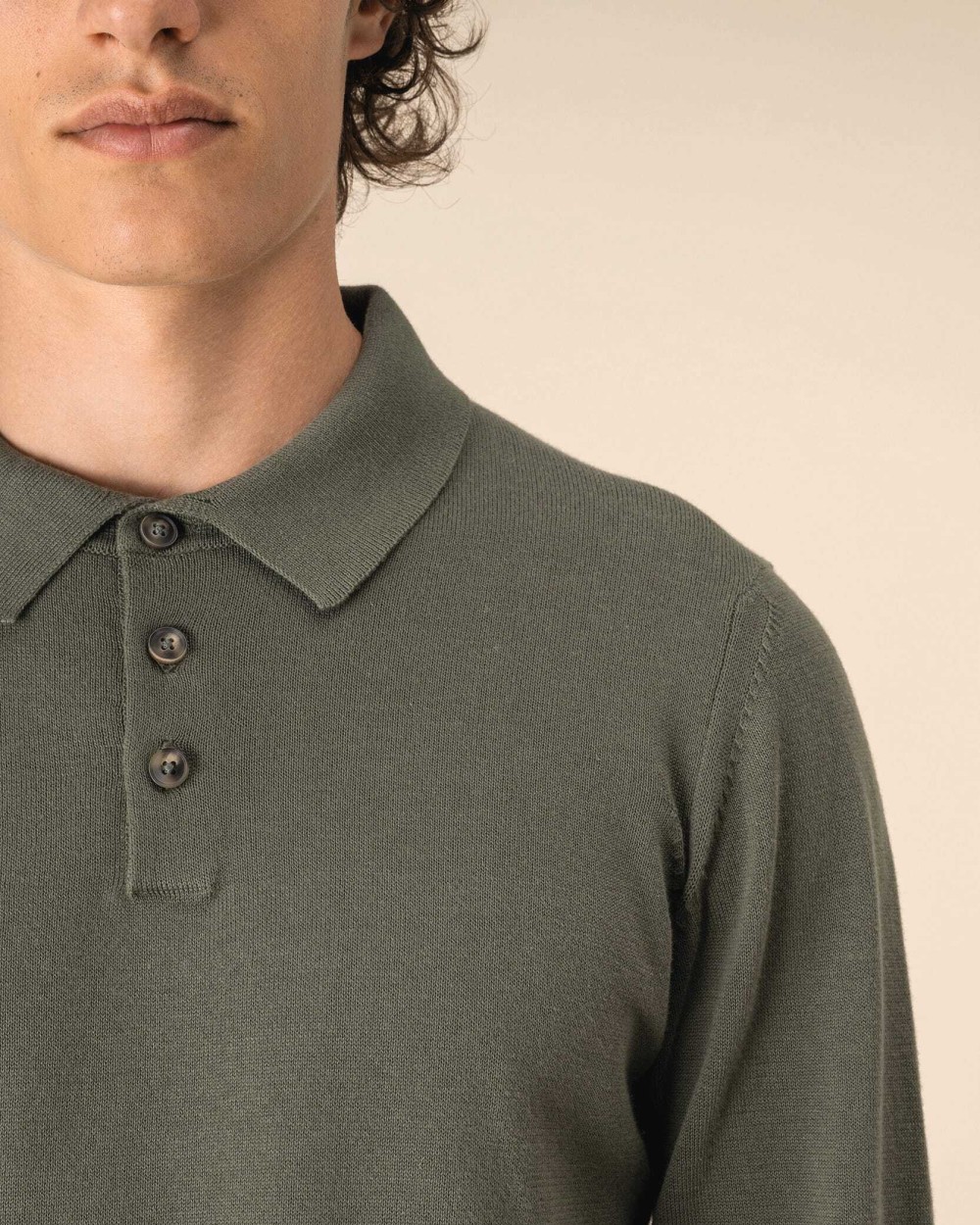 Polos personnalisable SPASSO Polo écoresponsable manches longues homme