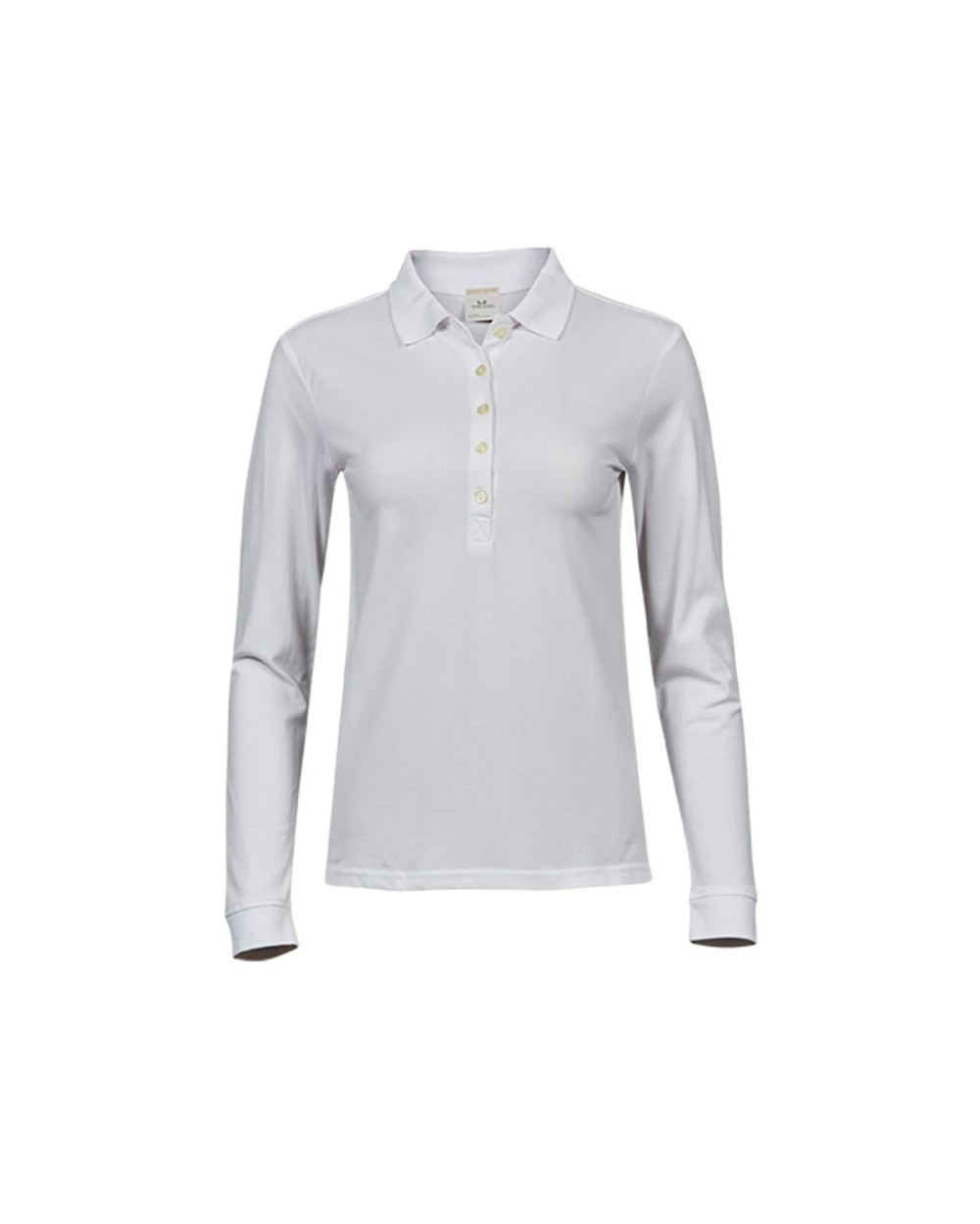TEE JAYS LADIES LUXURY STRETCH LONG SLEEVE POLO Poloshirts personalisierbar