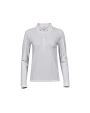 TEE JAYS LADIES LUXURY STRETCH LONG SLEEVE POLO Poloshirts personalisierbar