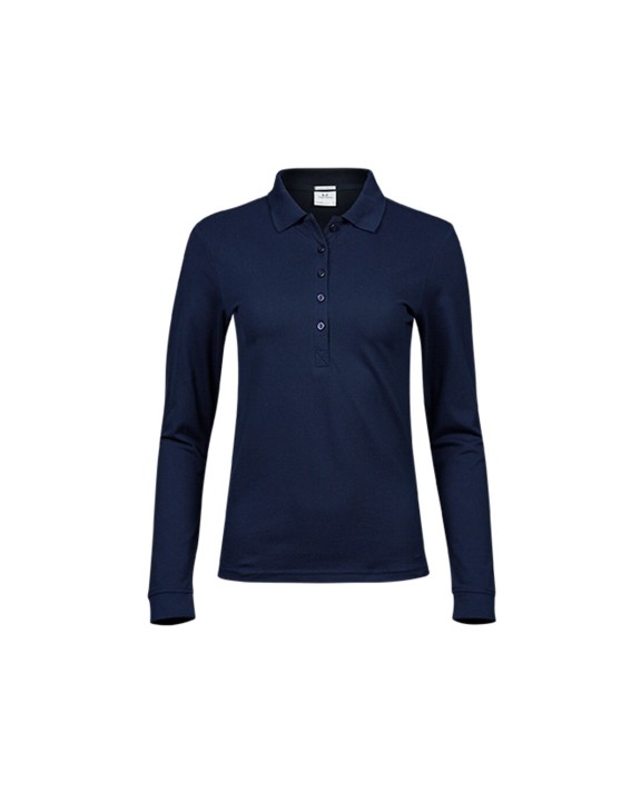 Polos personnalisable TEE JAYS LADIES LUXURY STRETCH LONG SLEEVE POLO