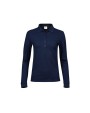 TEE JAYS LADIES LUXURY STRETCH LONG SLEEVE POLO Poloshirts personalisierbar