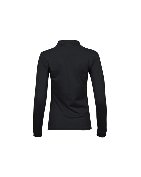 Polos personnalisable TEE JAYS LADIES LUXURY STRETCH LONG SLEEVE POLO