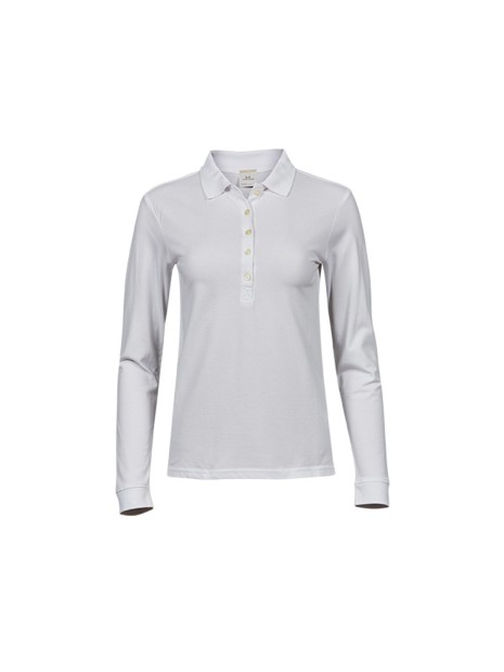 TEE JAYS LADIES LUXURY STRETCH LONG SLEEVE POLO /api/colors/7a92cd2d-10d2-40b4-928b-296bb7487506 personnalisable