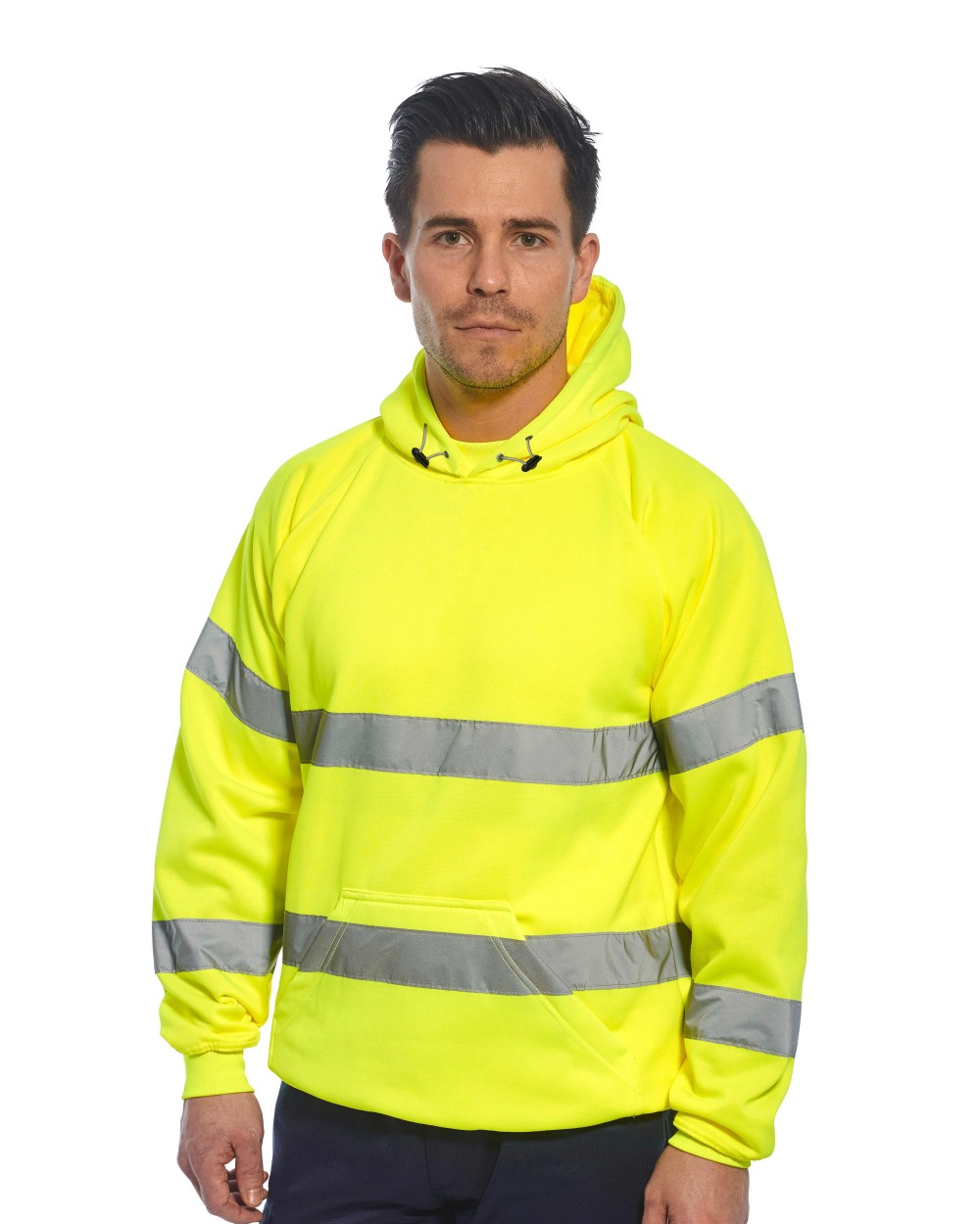 PORTWEST Hi-vis hooded sweatshirt (B304) Sweatshirts personalisierbar