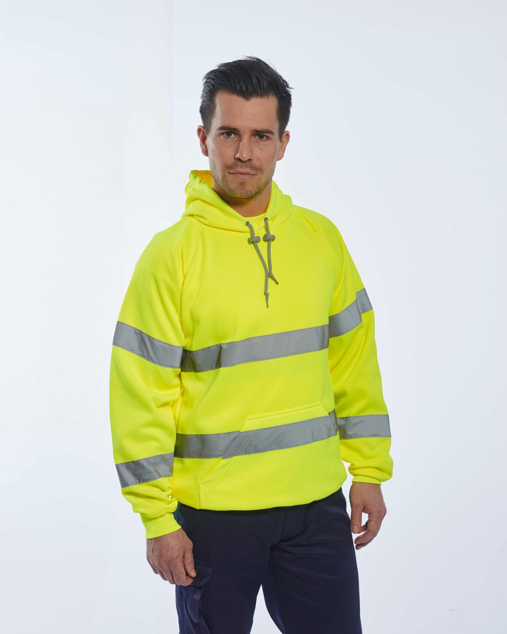 PORTWEST Hi-vis hooded sweatshirt (B304) Sweatshirts personalisierbar