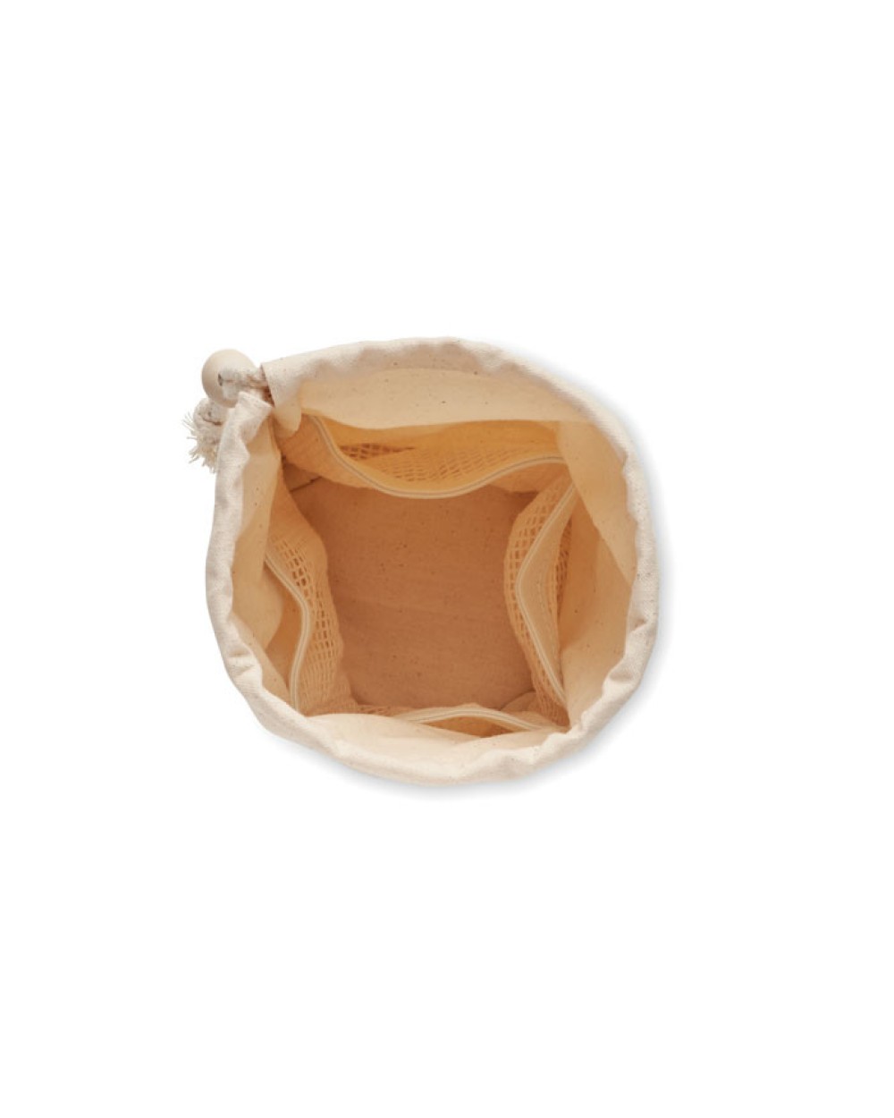 Tassen & Zakken 4DO Kleine opbergtas van biokatoen voor bedrukking &amp; borduring