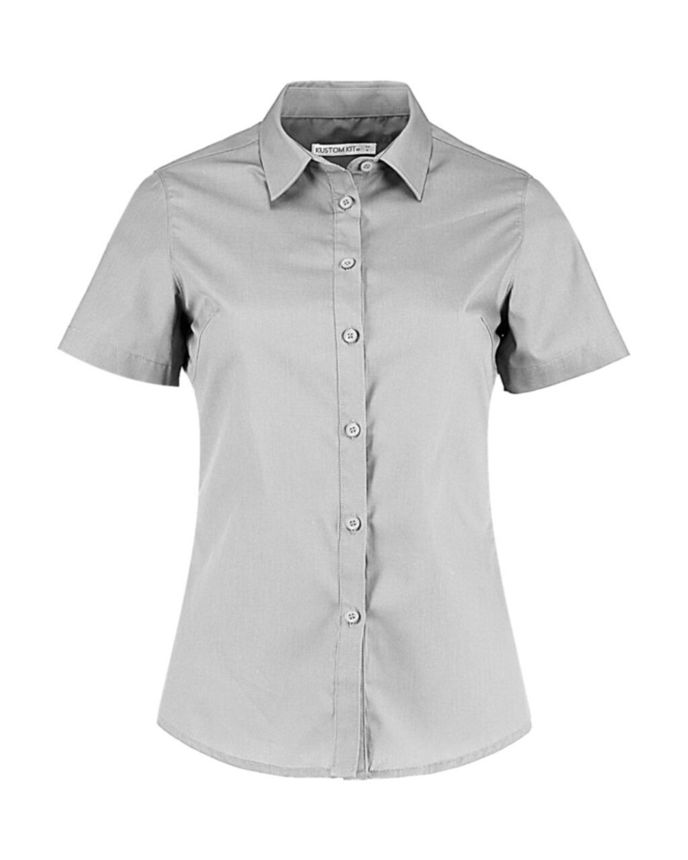 Chemises personnalisable KUSTOM KIT Women's Tailored Fit Poplin Shirt SSL