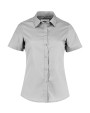 Chemises personnalisable KUSTOM KIT Women's Tailored Fit Poplin Shirt SSL