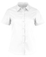 Chemises personnalisable KUSTOM KIT Women's Tailored Fit Poplin Shirt SSL