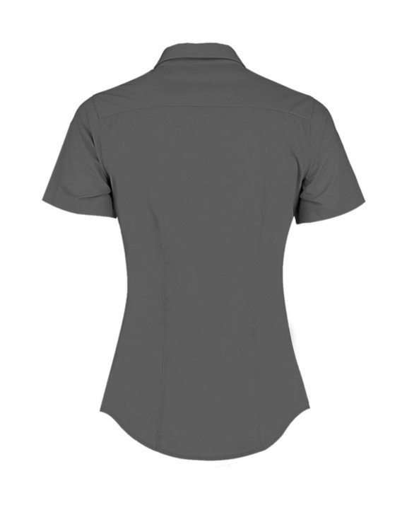 Chemises personnalisable KUSTOM KIT Women's Tailored Fit Poplin Shirt SSL