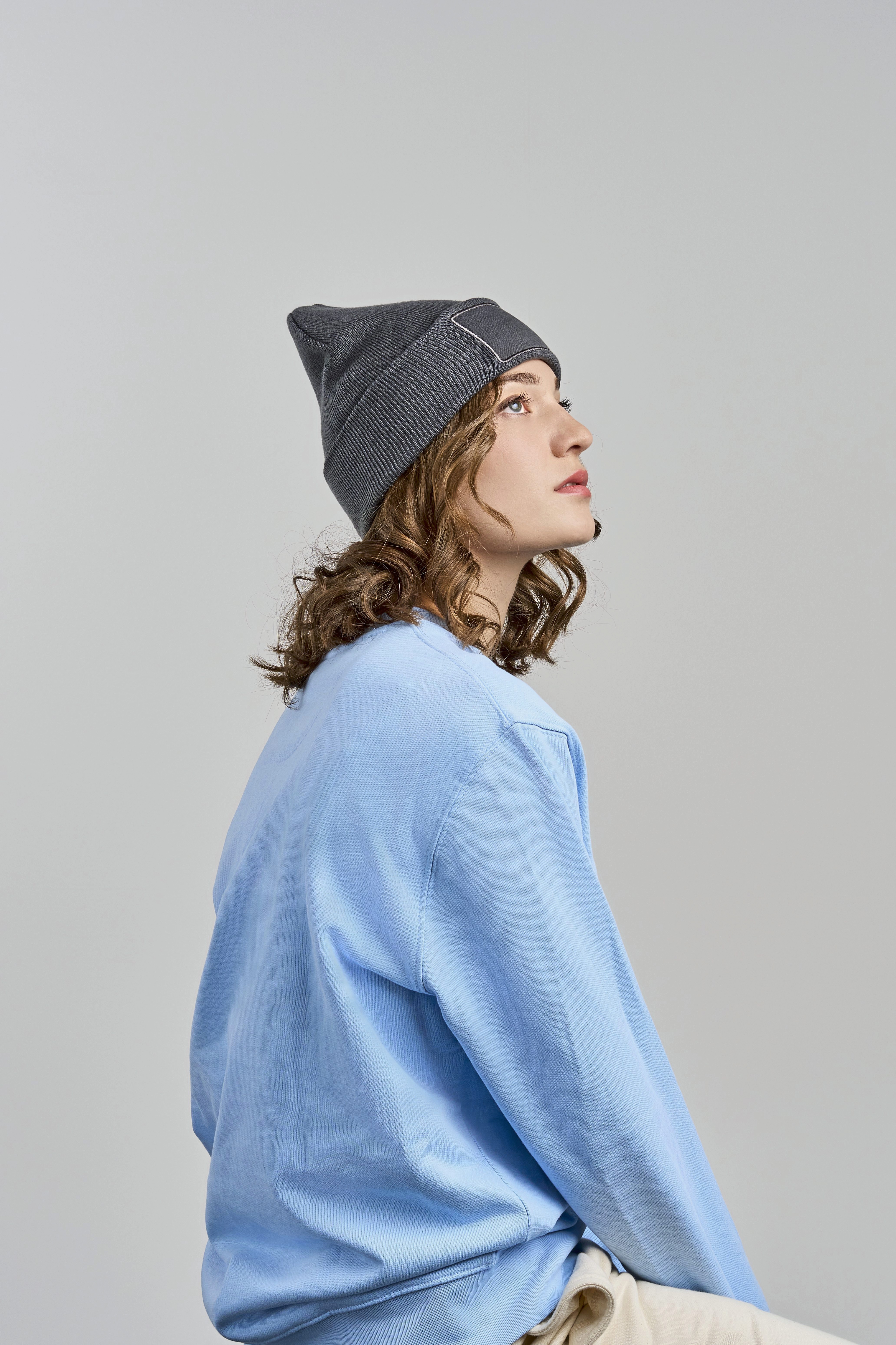 Mutsen ATLANTIS Wind-S Beanie with Patch voor bedrukking &amp; borduring
