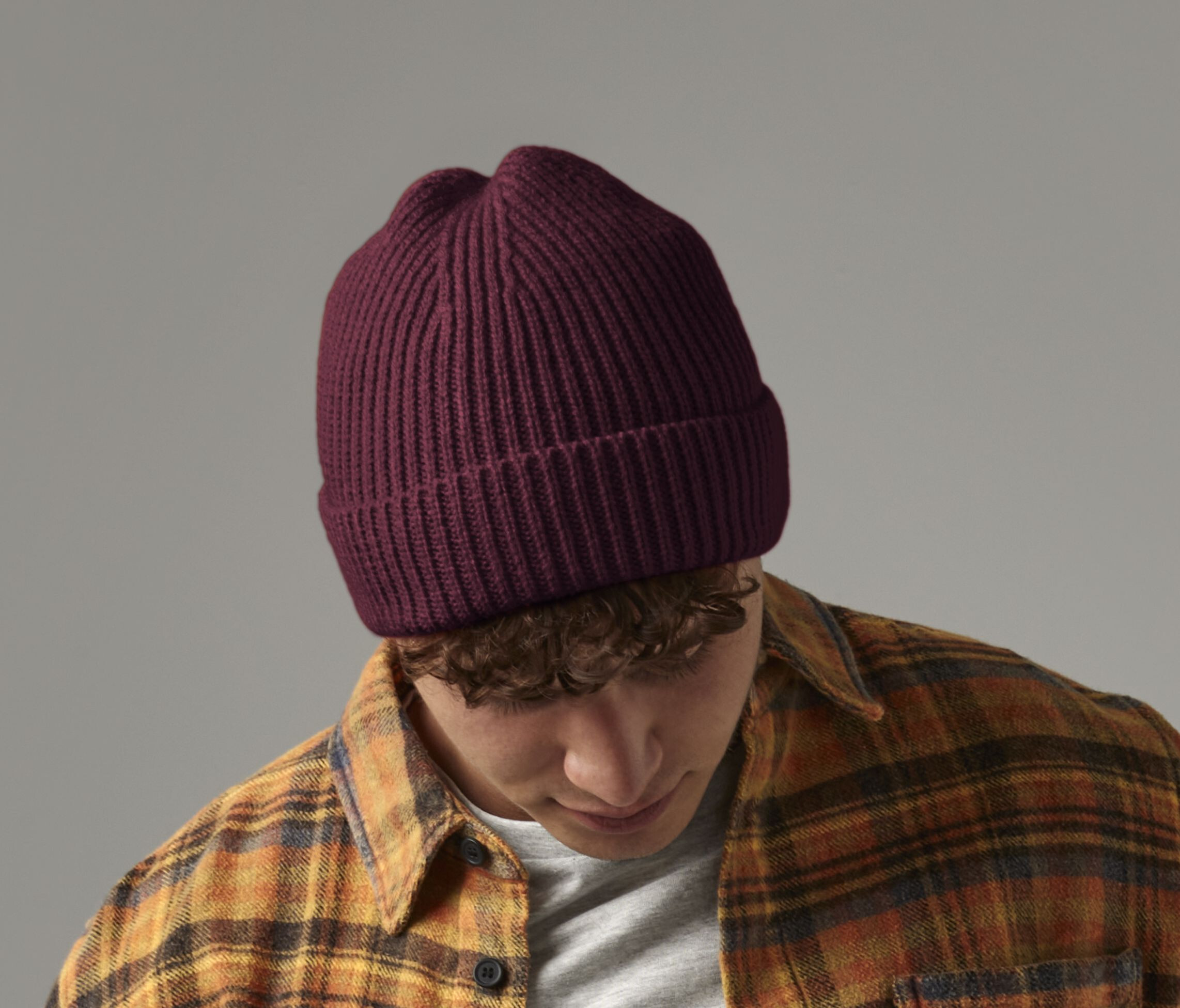 Bonnets personnalisable BEECHFIELD ENGINEERED KNIT RIBBED BEANIE