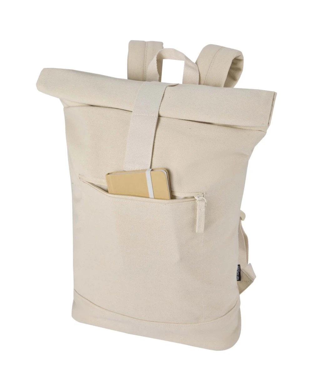 Sacs & Bagagerie personnalisable 4DO Sac à dos à fermeture enroulable Recanvas recyclé et certifié GRS de 14" et 16 L