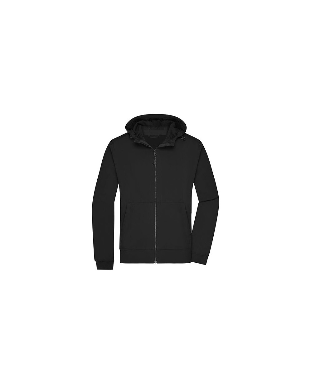 Softshells JAMES & NICHOLSON Men`s Hooded Softshell Jacket voor bedrukking &amp; borduring