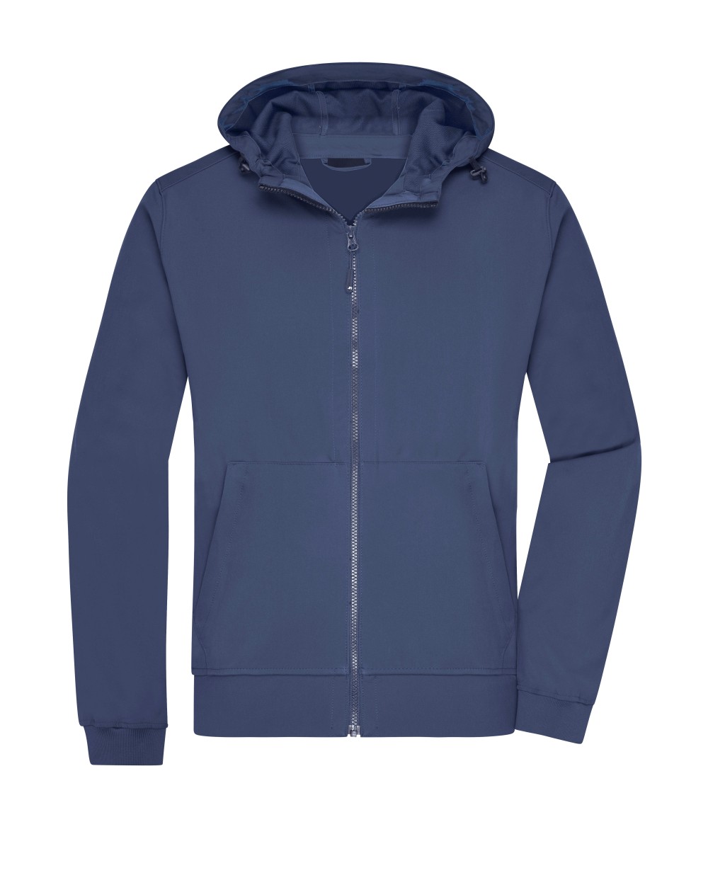 Softshells JAMES & NICHOLSON Men`s Hooded Softshell Jacket voor bedrukking &amp; borduring