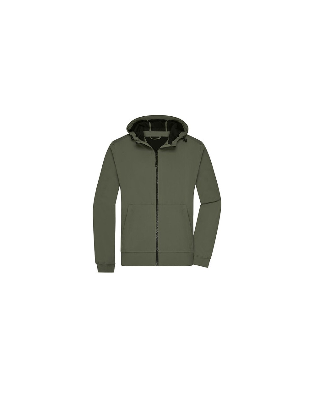 Softshells JAMES & NICHOLSON Men`s Hooded Softshell Jacket voor bedrukking &amp; borduring