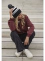 Bonnets à personnaliser BEECHFIELD STRIPED FAN BEANIE 