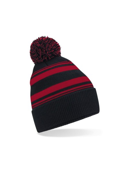 BEECHFIELD STRIPED FAN BEANIE /api/colors/995be01b-65fa-4cb0-b0c1-02a73d585948 personnalisable