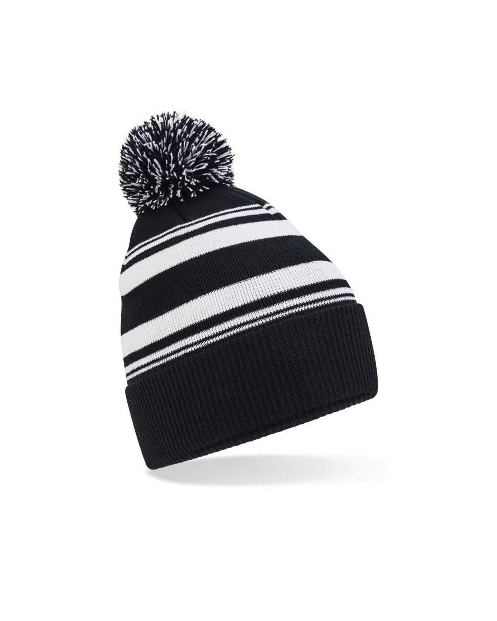 Mutsen BEECHFIELD STRIPED FAN BEANIE voor bedrukking &amp; borduring