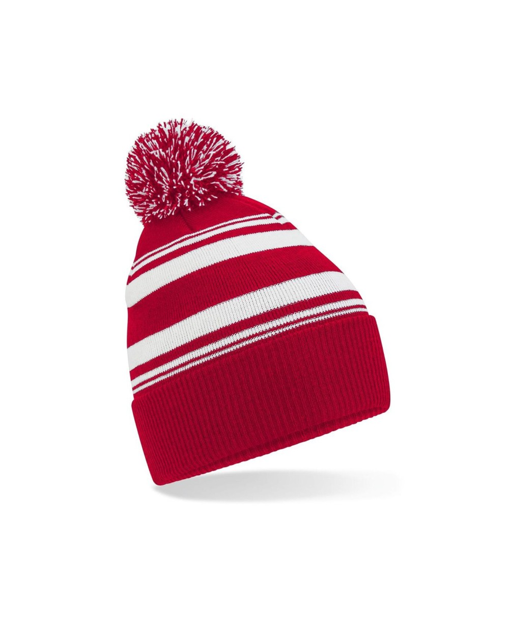 Mutsen BEECHFIELD STRIPED FAN BEANIE voor bedrukking &amp; borduring