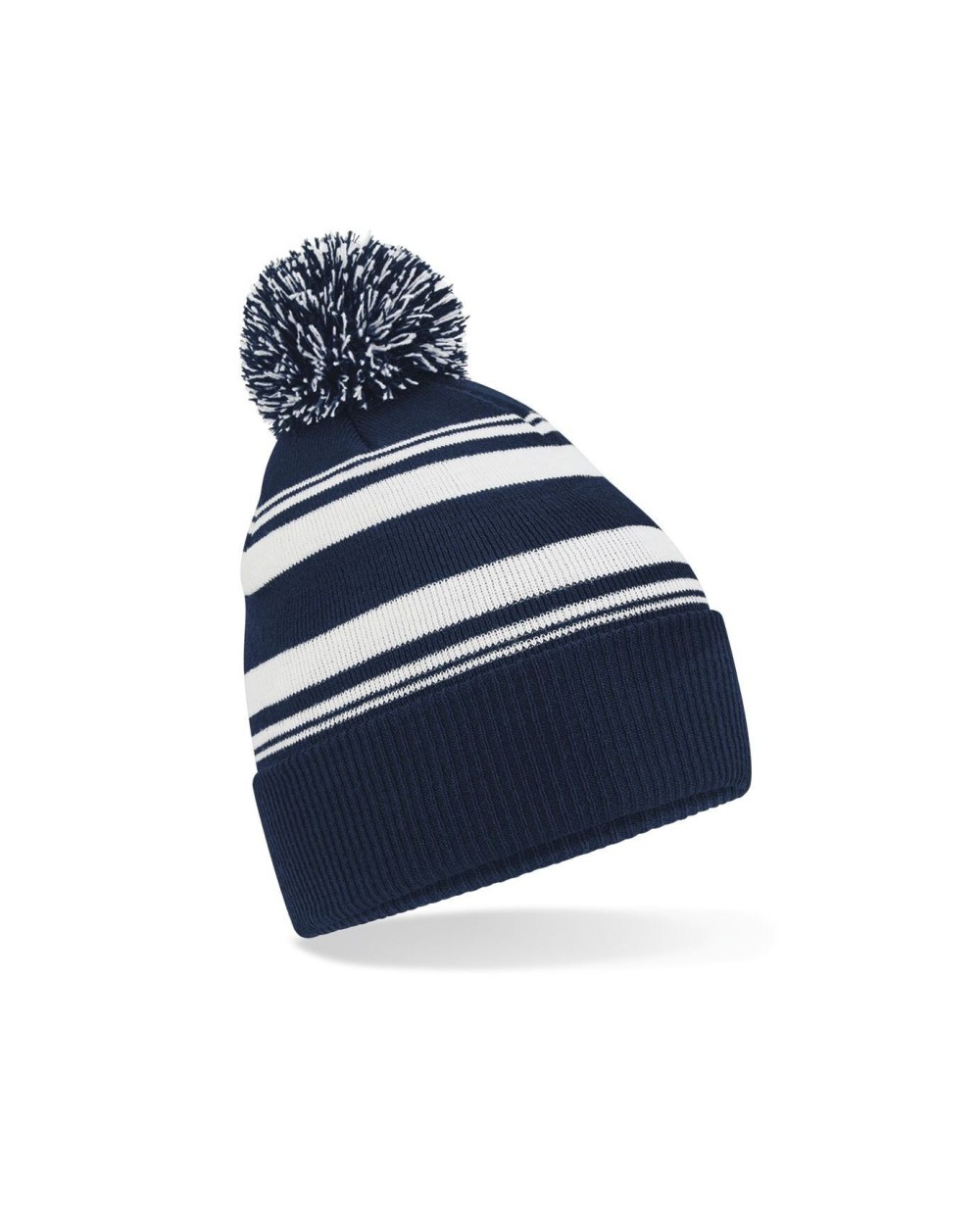 BEECHFIELD STRIPED FAN BEANIE Mützen personalisierbar