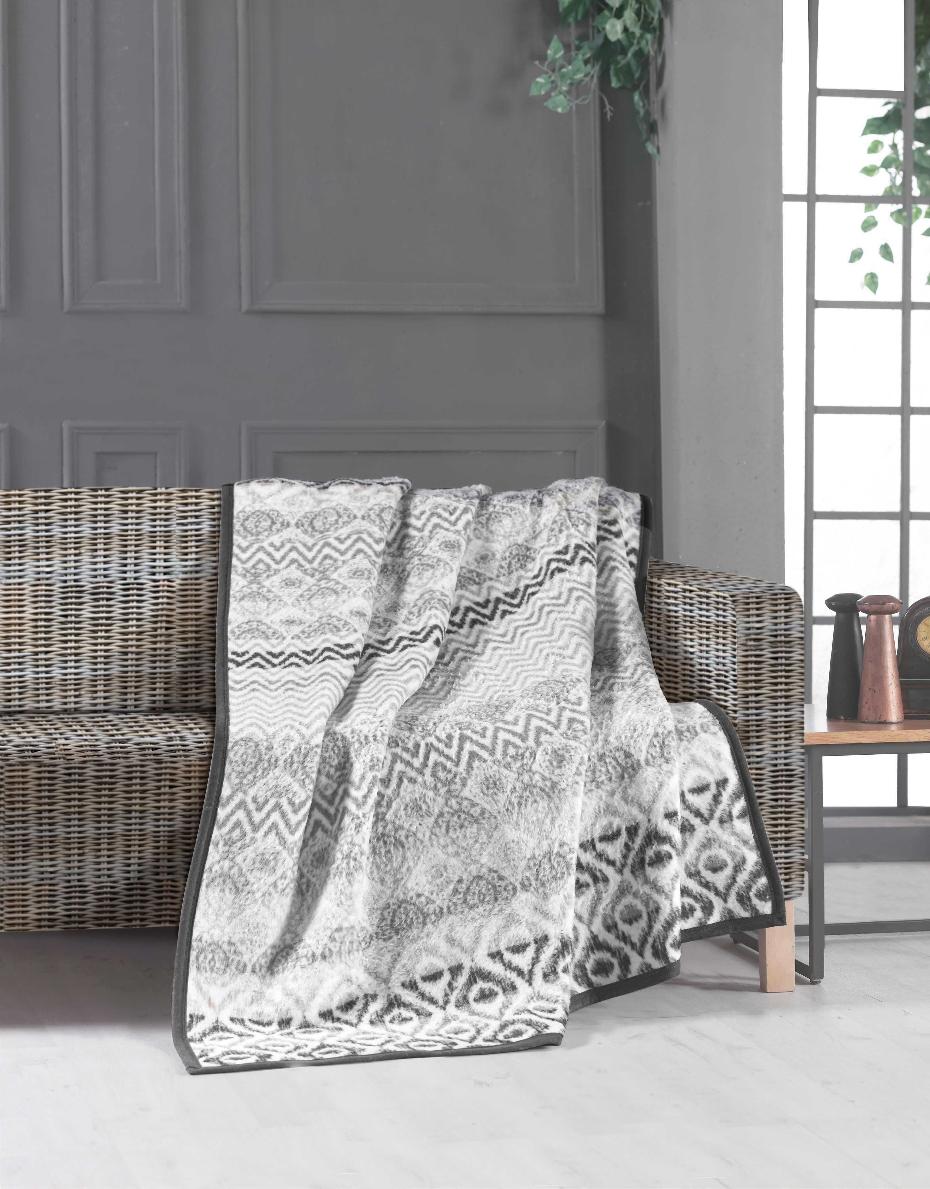 Fleecedekens HOME & LIVING Large Au-nat luxury blanket voor bedrukking &amp; borduring